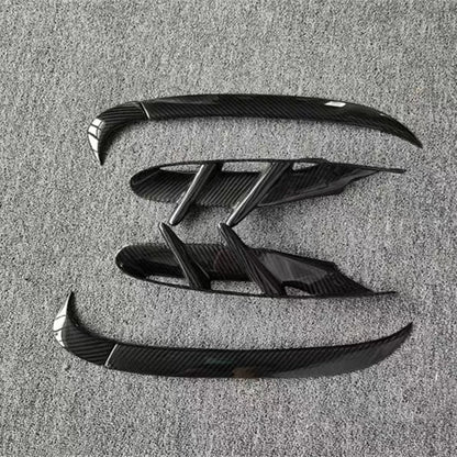 Front Bumper Side Air Vent Trim for Porsche Taycan (2020-2022) Carbon Fiber