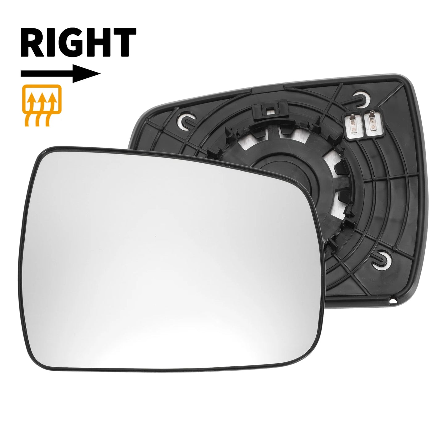 Right Side Heated White Mirror Glass for KIA Sorento (2009-2014)