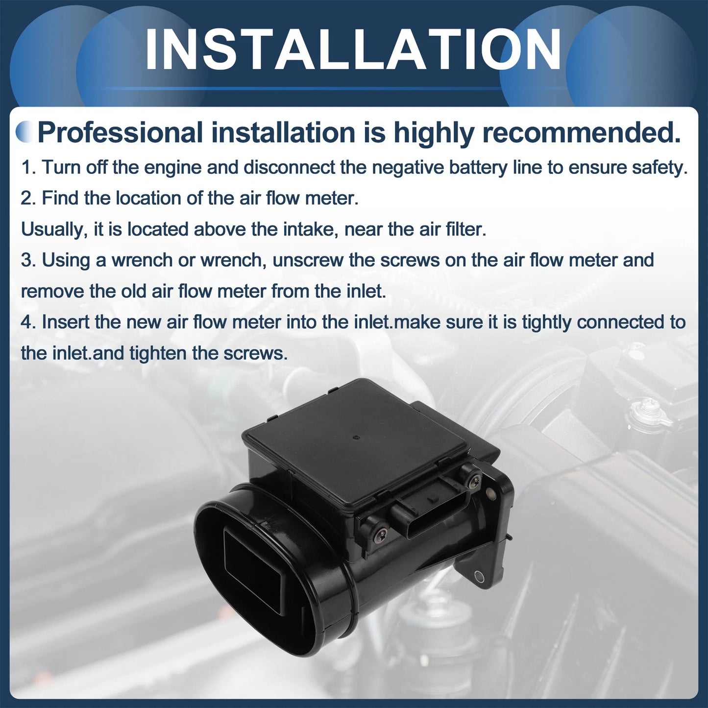 Mass Air Flow Sensor for Mitsubishi Pajero (2000-2008)
