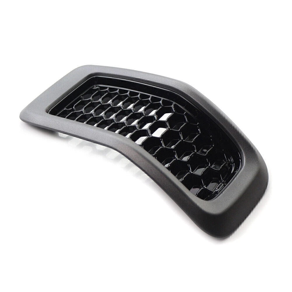 Honeycomb Front Grille Inserts for Jeep Cherokee 2014-2018 - Grey Cover Trim