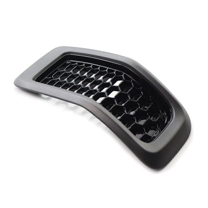 Honeycomb Front Grille Inserts for Jeep Cherokee 2014-2018 - Grey Cover Trim