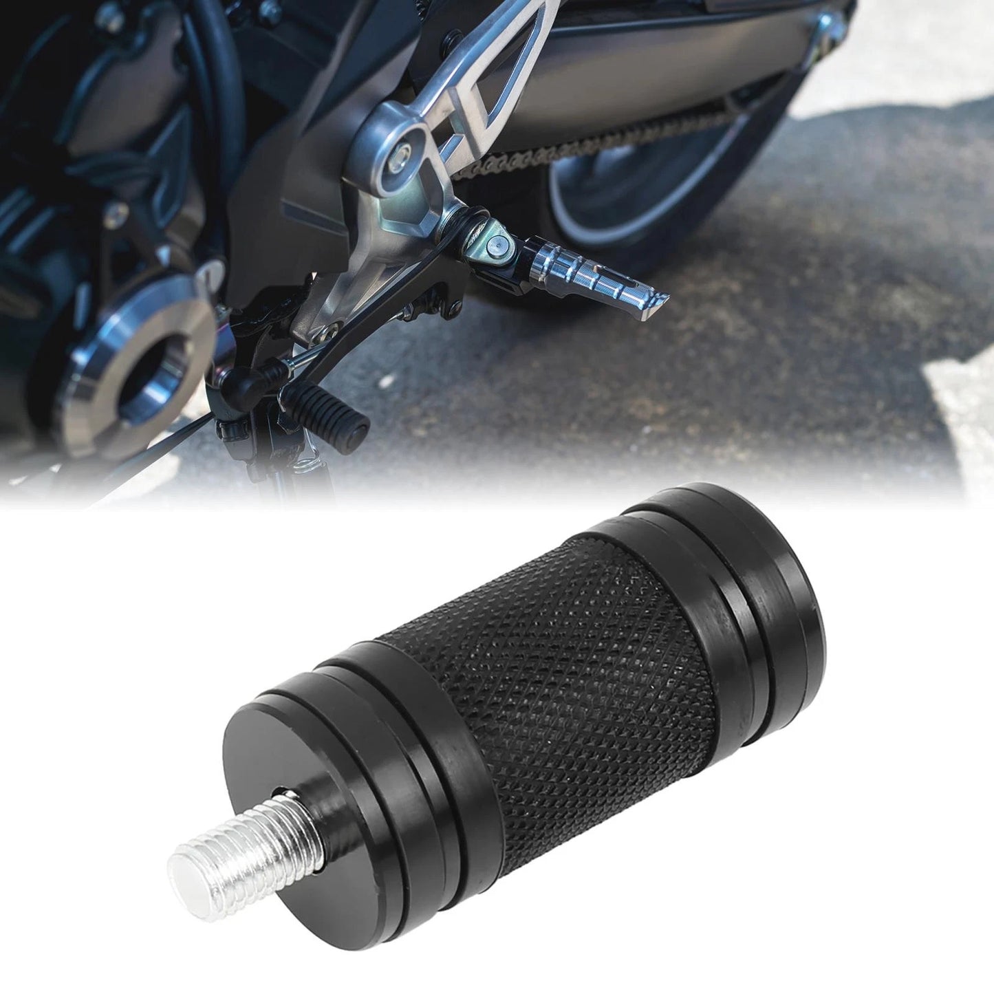 Shift Peg M8 x 1.25 Billet Knurled Burst for Harley Davidson Touring