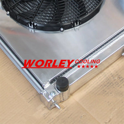 Aluminum Radiator & Fan Shroud for Nissan Patrol Y61 GU 3.0L/4.2L (2001-2016)
