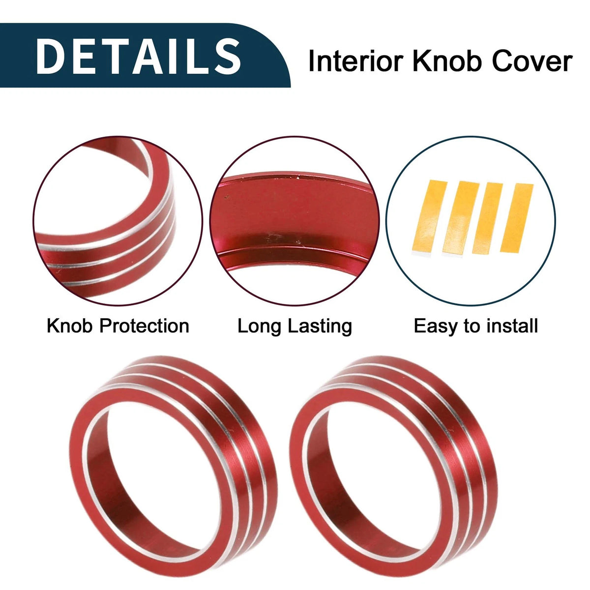 AC Climate Heater Switch Knob Cover for Honda Civic 10th Gen 2016-2020 (2)