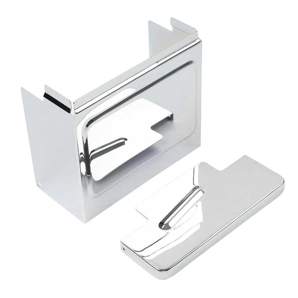 Chrome Battery Top Side Cover for Harley Dyna Low Rider FXDL FXD FXDWG (1997-2005)