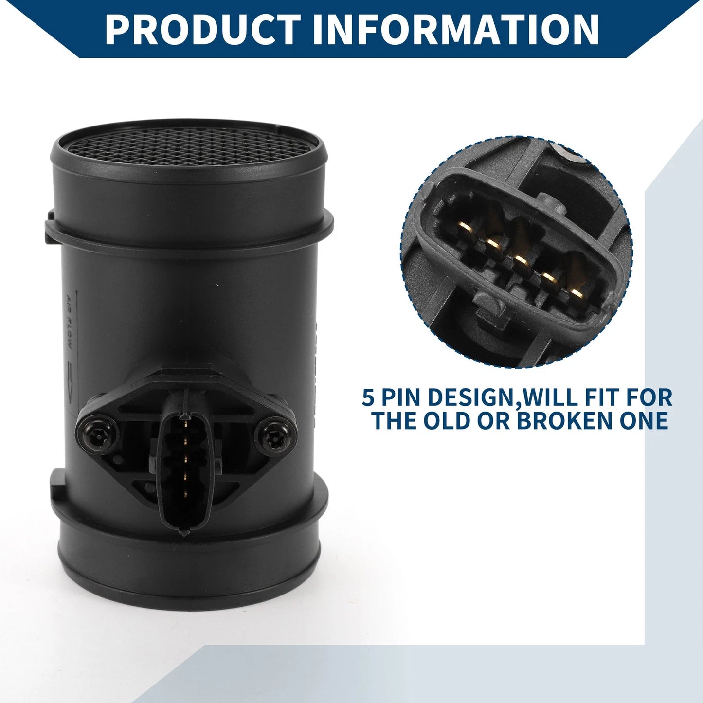 Mass Air Flow Sensor Assembly for Nissan TD27T (1990-1994)