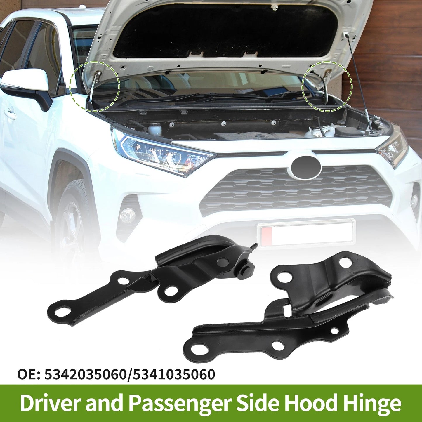 Bonnet Hinges for Toyota 4Runner 2003-2009 Front Bonnet Bracket 2 x Parts