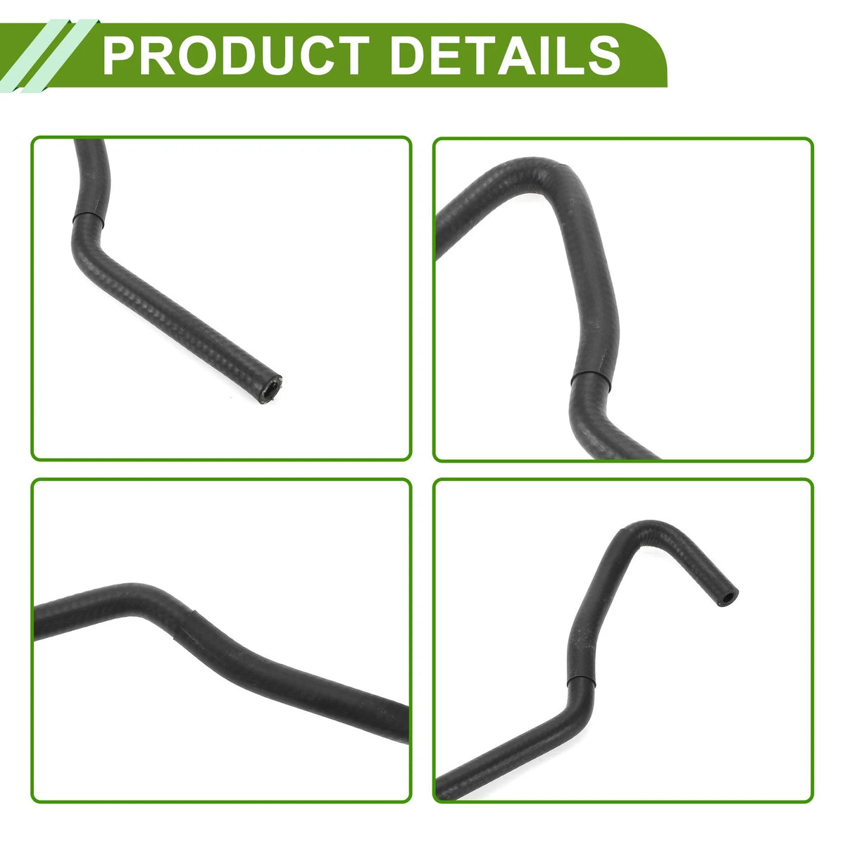 Heater Hose for Toyota Camry 2.4L (2002-2009) Rubber Black 1 x Piece