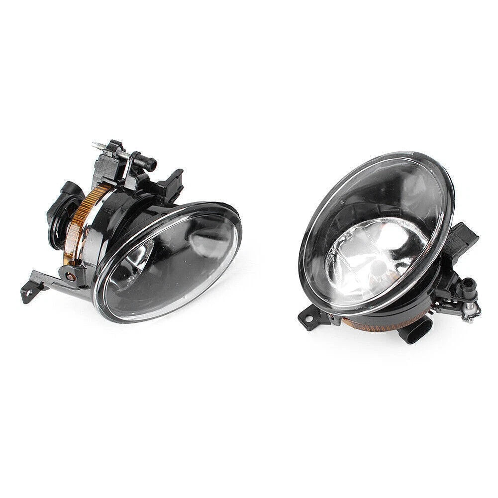 2 x Convex Front Bumper Fog Lights for VW Golf Jetta MK6 Tiguan (2010-2014)