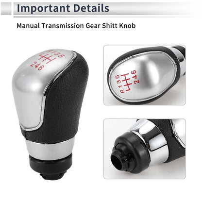 6 Speed Shift Knob for Ford Focus MK2 (2005-2011) - Red Black Blue