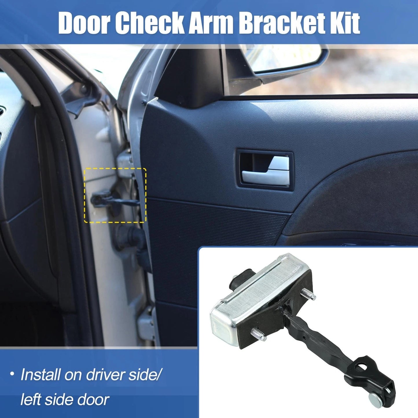 Front Door Check Stop Strap Stooper for Toyota Tundra Sequoia (2007–2021)