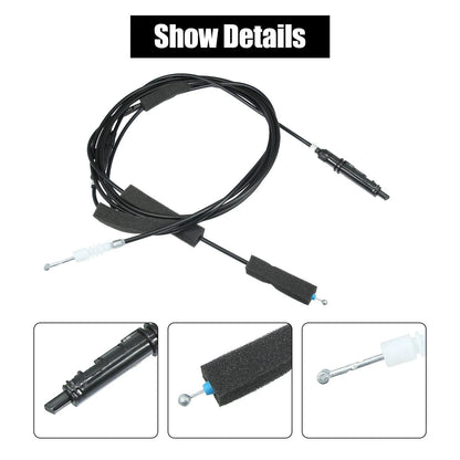 Trunk Lid Fuel Door Release Cable for Honda Civic (2006-2011) Black