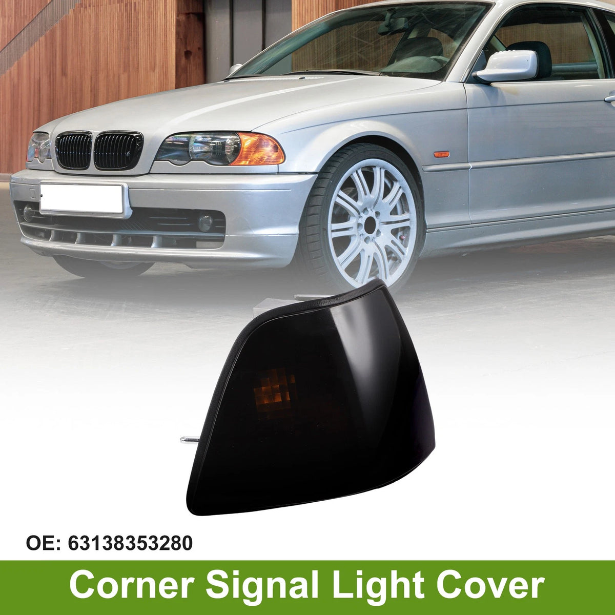 1 x Right Corner Signal Light Cover for BMW 3 Series (1992-1998)