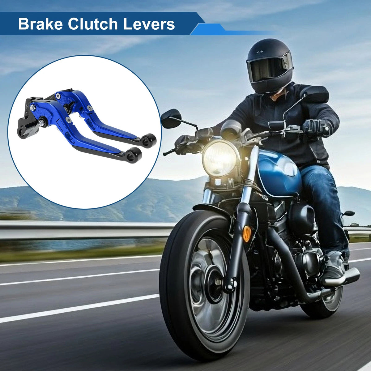 Brake Clutch Lever Short Long for Kawasaki NINJA650R (2009–2016)