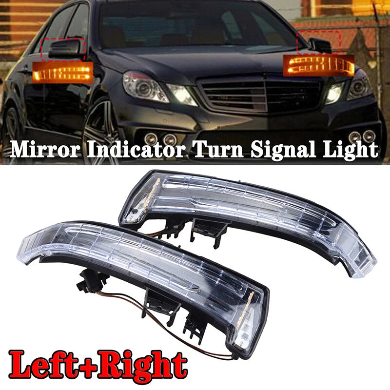 LED Side Mirror Indicator Turn Signal Light for Mercedes Benz W212 W204 (2010-2016)