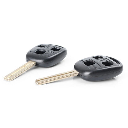 3 x Buttons Replacement Key Fob Shell Case for Lexus Car Black