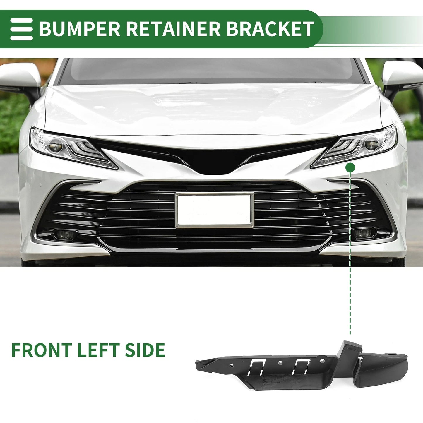 1pc Left Front Bumper Retainer Bracket for BMW 525i (2004-2007)
