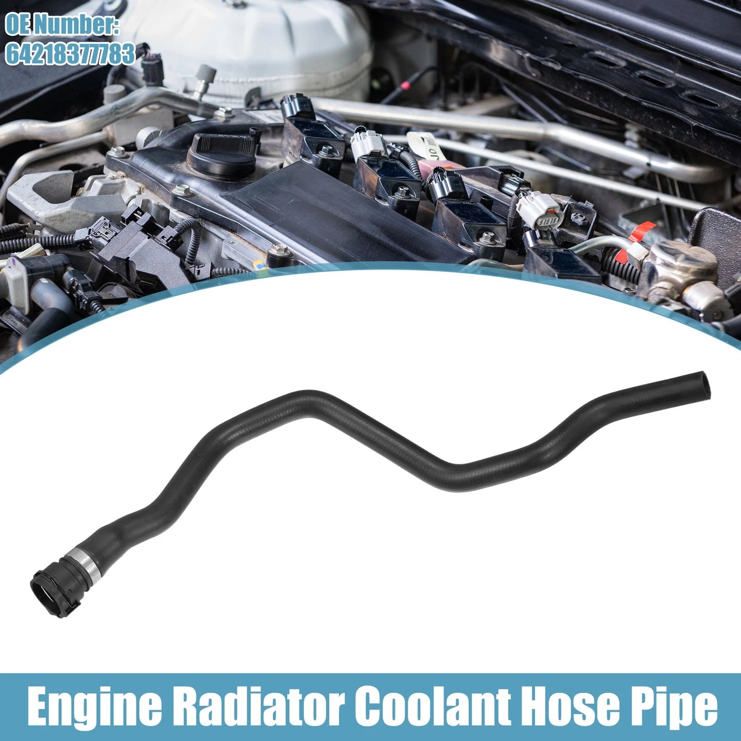 Radiator Coolant Heater Hose for BMW 3 Series Coupe (E46) (2000-2006)