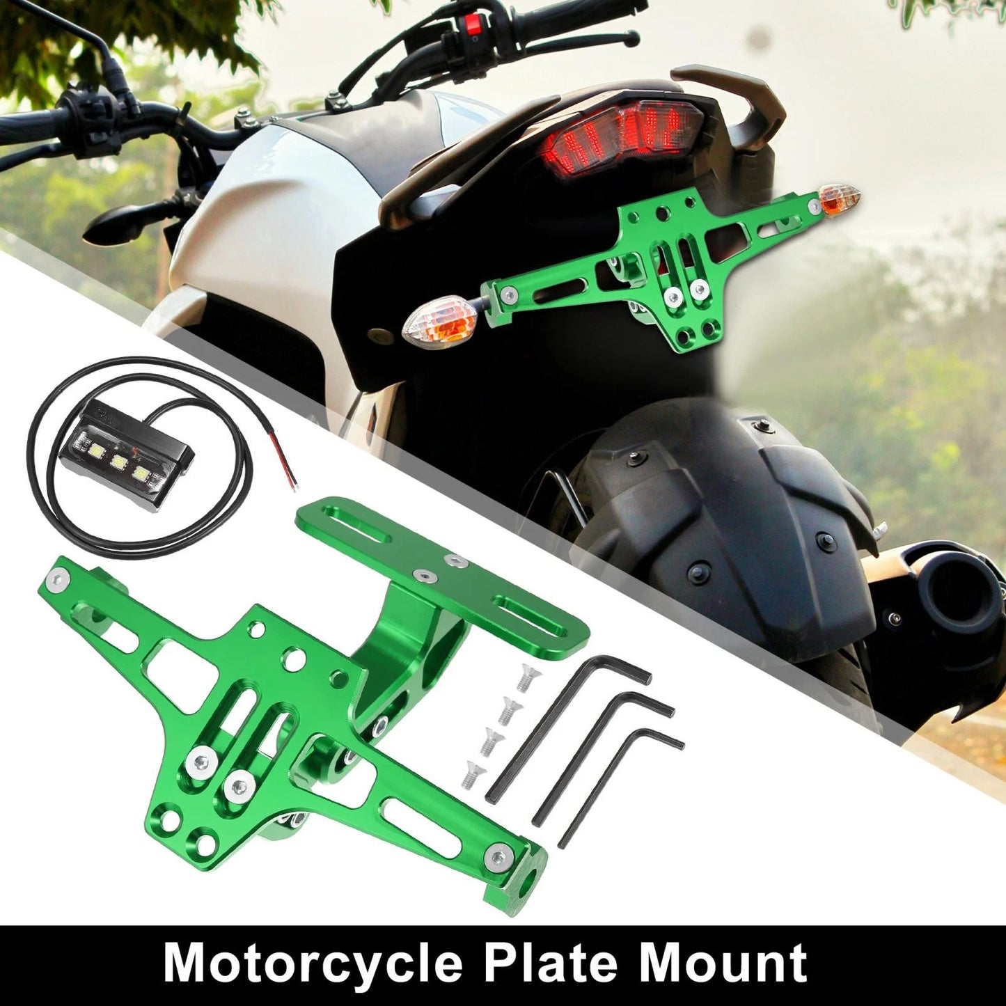 License Plate Bracket Fender E-liminator OEM Turn Signal for Motorcycle