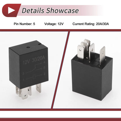 5 Pins Multi-Purpose Relay for Mercedes-Benz, Volvo 12V 20A/30A