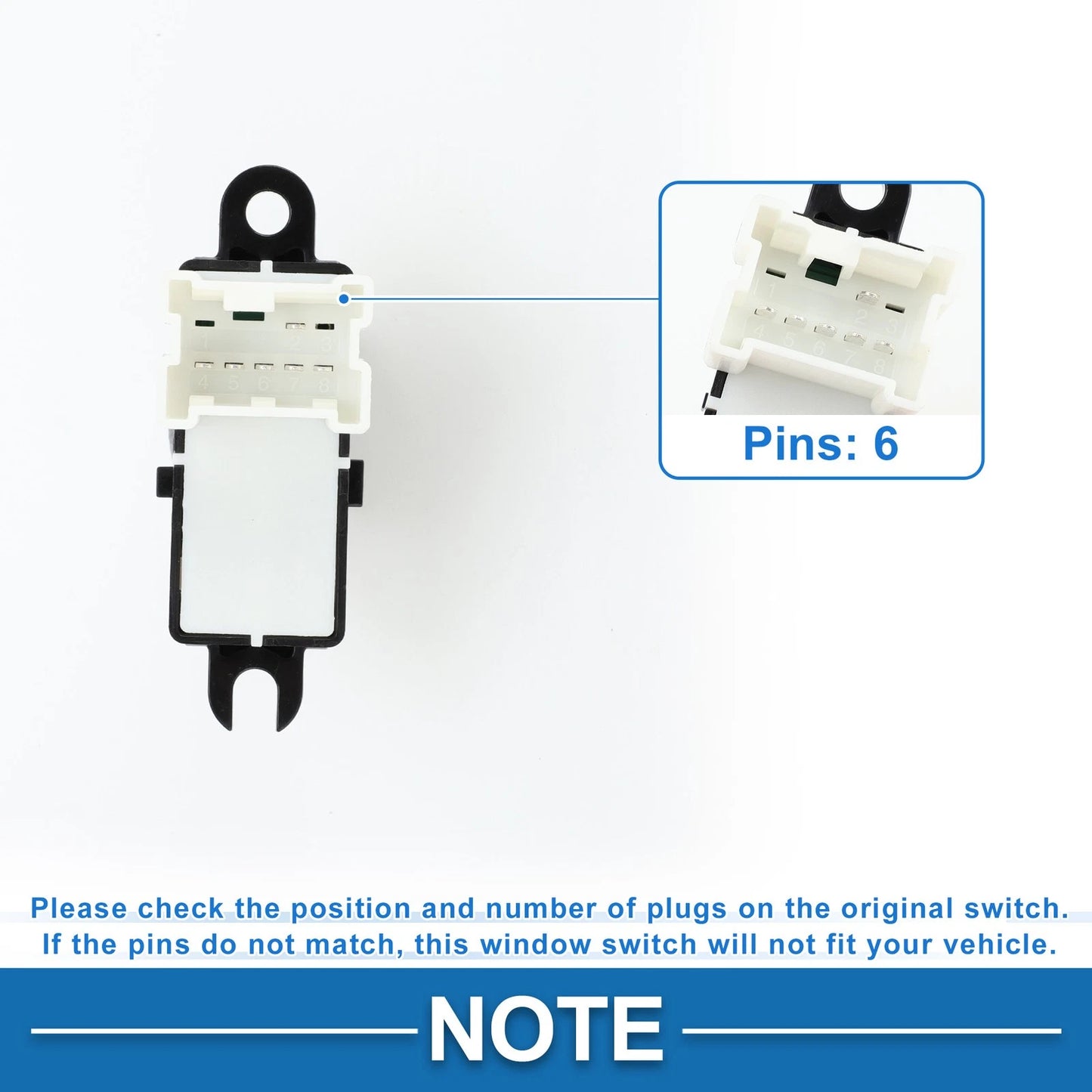 Rear Power Window Switch for Subaru Impreza Legacy Outback (2008-2014)
