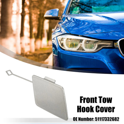 Tow Hook Cover Front Bumper for BMW 5 Series F10 F11 528i 535d 535i Gray