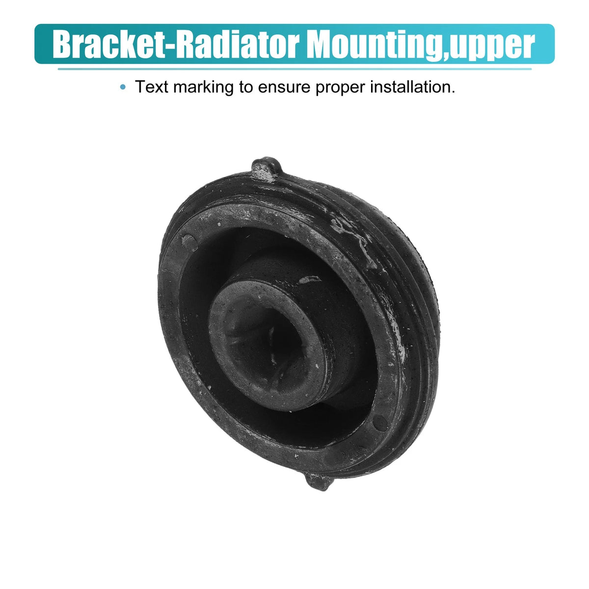 2 x Rubber Car Lower Radiator Mount Insulators for Hyundai Santa Fe (2021-2023)