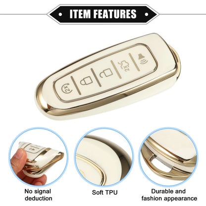 5 x Remote Keyless Key Fob Covers for Ford Escape, Lincoln (2020-2023)