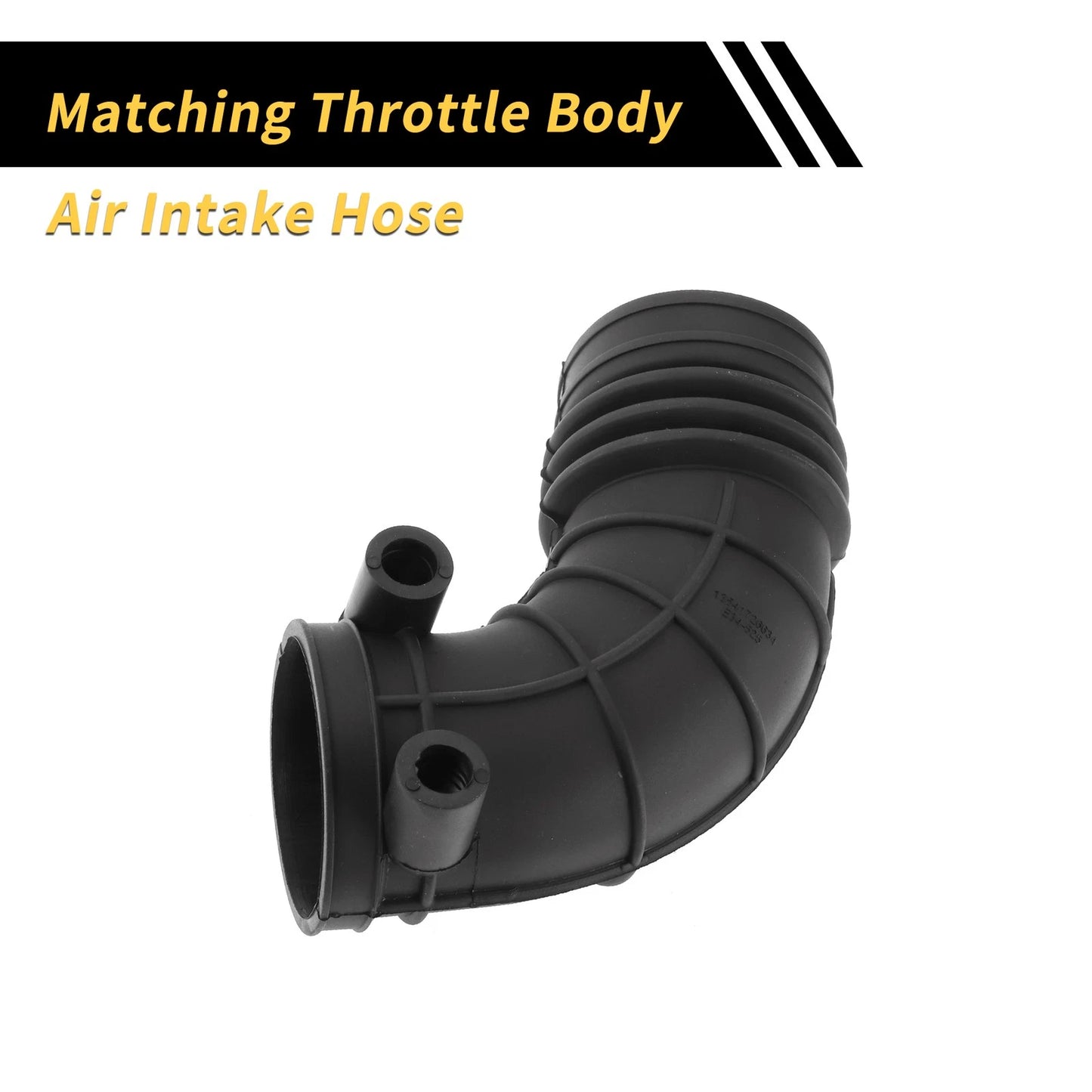 Air Intake Hose for BMW 5 (E34) 525 Rubber 1 Pc (1991-1996)