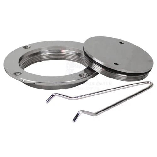 Inspection Port / Deck Plate 112mm OD 316 SS for Boat/Caravan