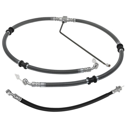 Front Brake Hose Line Pipe Kit for Yamaha Kodiak Grizzly Bruin (2003–2014)
