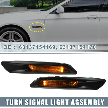 Amber Side Marker Turn Signal Light for BMW 528i 535i 550i F10 (2011-2016)