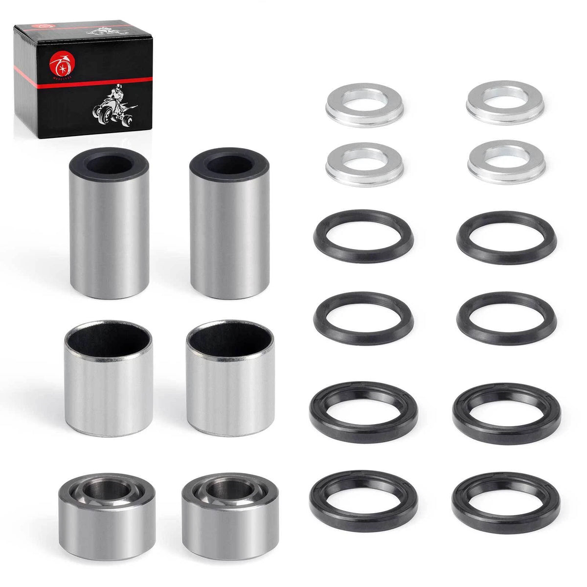 2x Front Shock Bushing Seal Kit for Honda Sportrax 400 TRX400EX TRX 400EX (1999–2004)