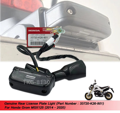 Rear License Plate Light for Honda Grom MSX125 (2014-2020)