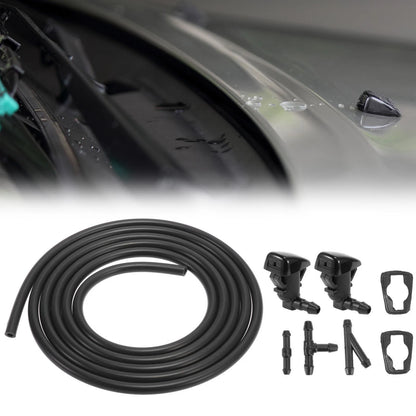 Windshield Washer Nozzles Hose Kit for Ford Fusion, Toyota Tacoma (2006-2023)