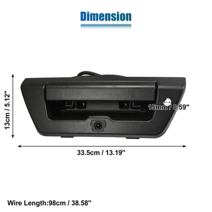 Car Rear Tailgate Handle with Backup Camera for Ford F-150 (2015-2017)