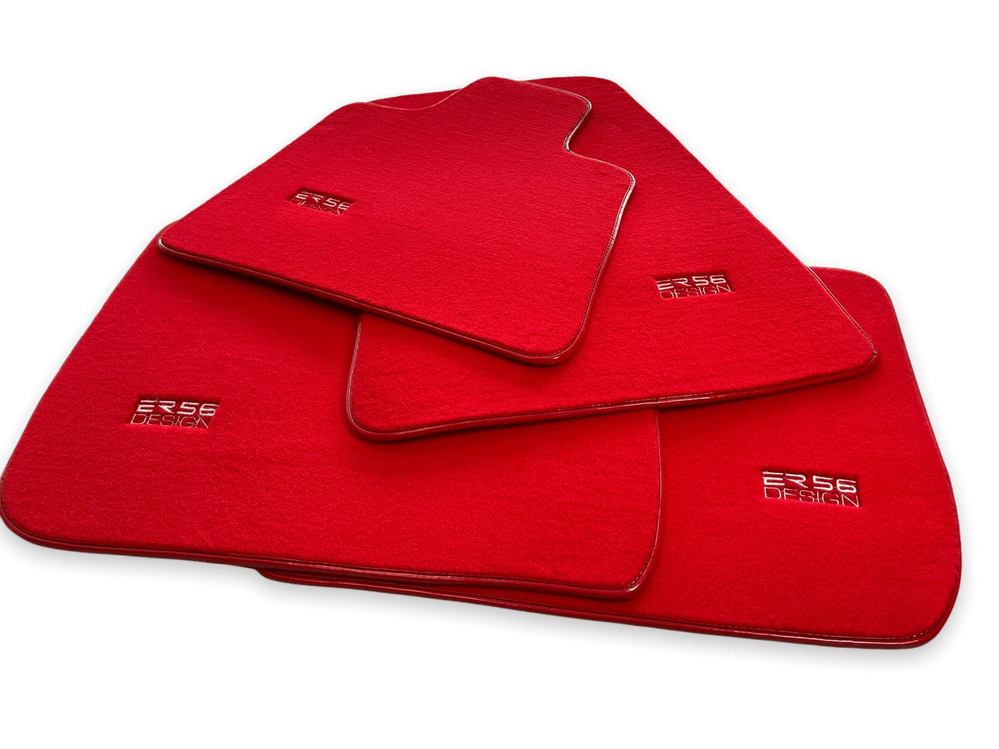 Red Floor Mats for Bentley Continental GT (2004-2023) - Custom Tailored Carpets