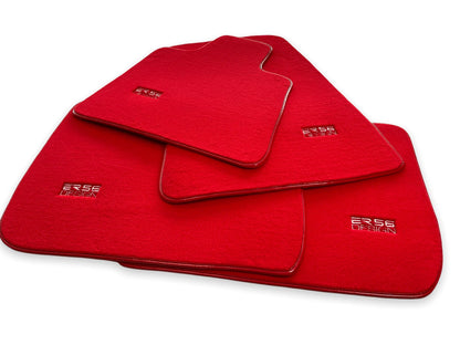 Red Floor Mats for Bentley Continental GT (2004-2023) - Custom Tailored Carpets