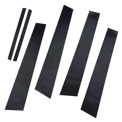 6Pcs Car Door Window Pillar Post Trim Covers for Dodge Charger (2011-2021)