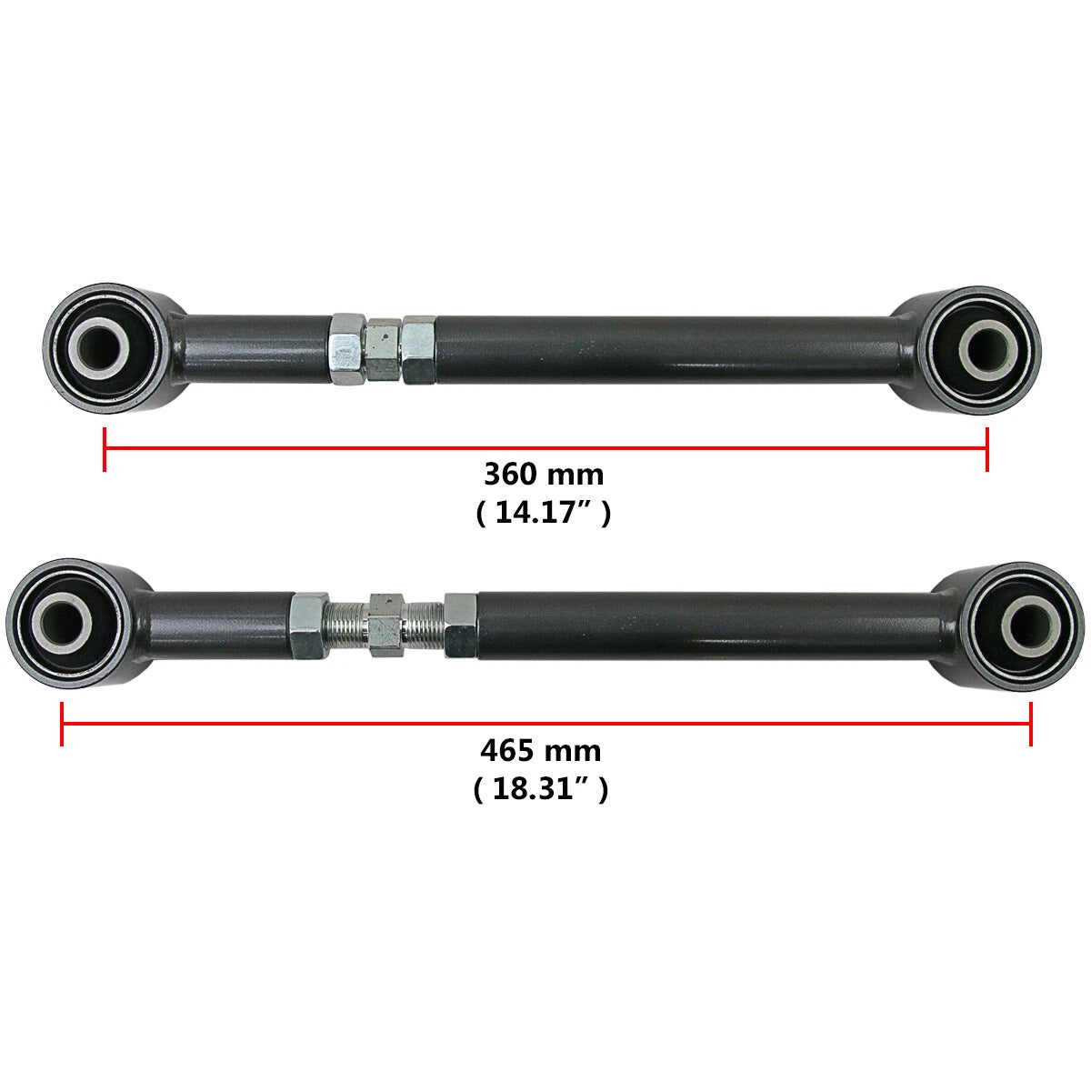 2" Adjustable Rear Upper Lower Trailing Arms for Land Cruiser 80-105 (1990-2007)