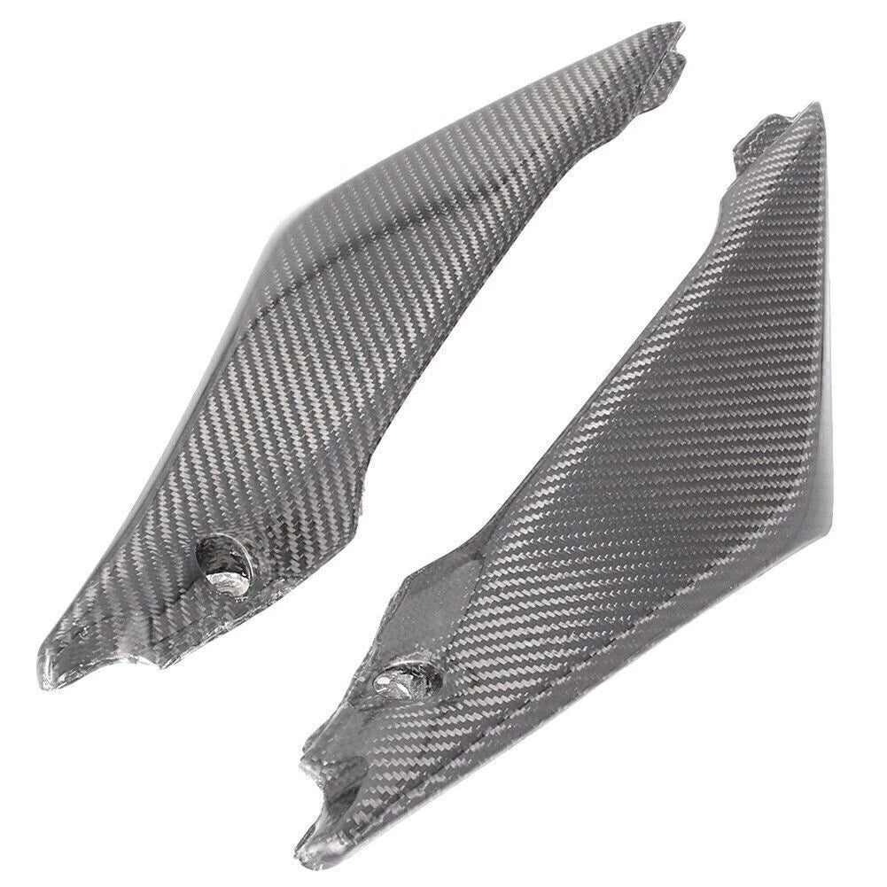Black Carbon Fiber Tank Side Fairings Trim for Suzuki GSXR1000 (2005-2006)