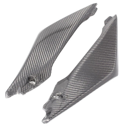 Black Carbon Fiber Tank Side Fairings Trim for Suzuki GSXR1000 (2005-2006)