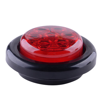 2" 12V LED Red Round Side Marker Lights for Car Trailer Truck