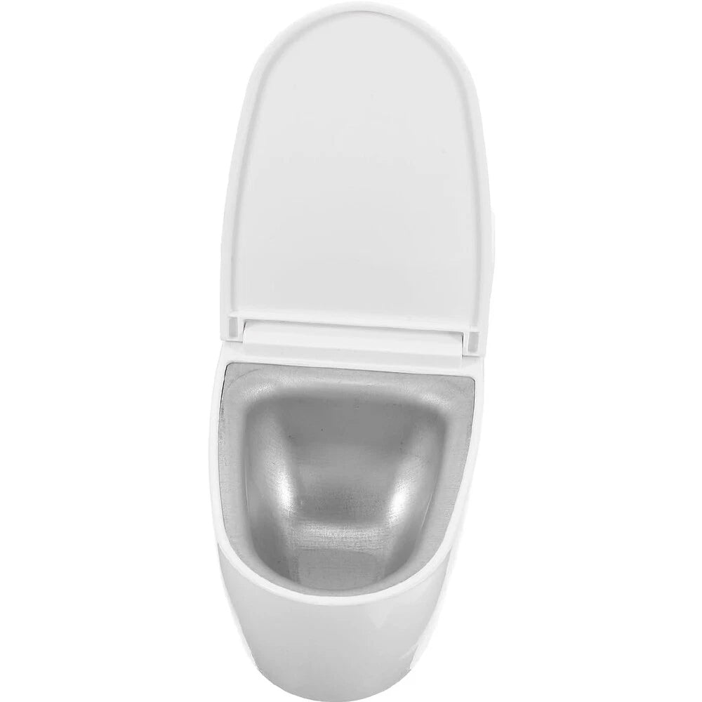 Mini Funny Toilet Ashtray with Covers for Home & Office - White