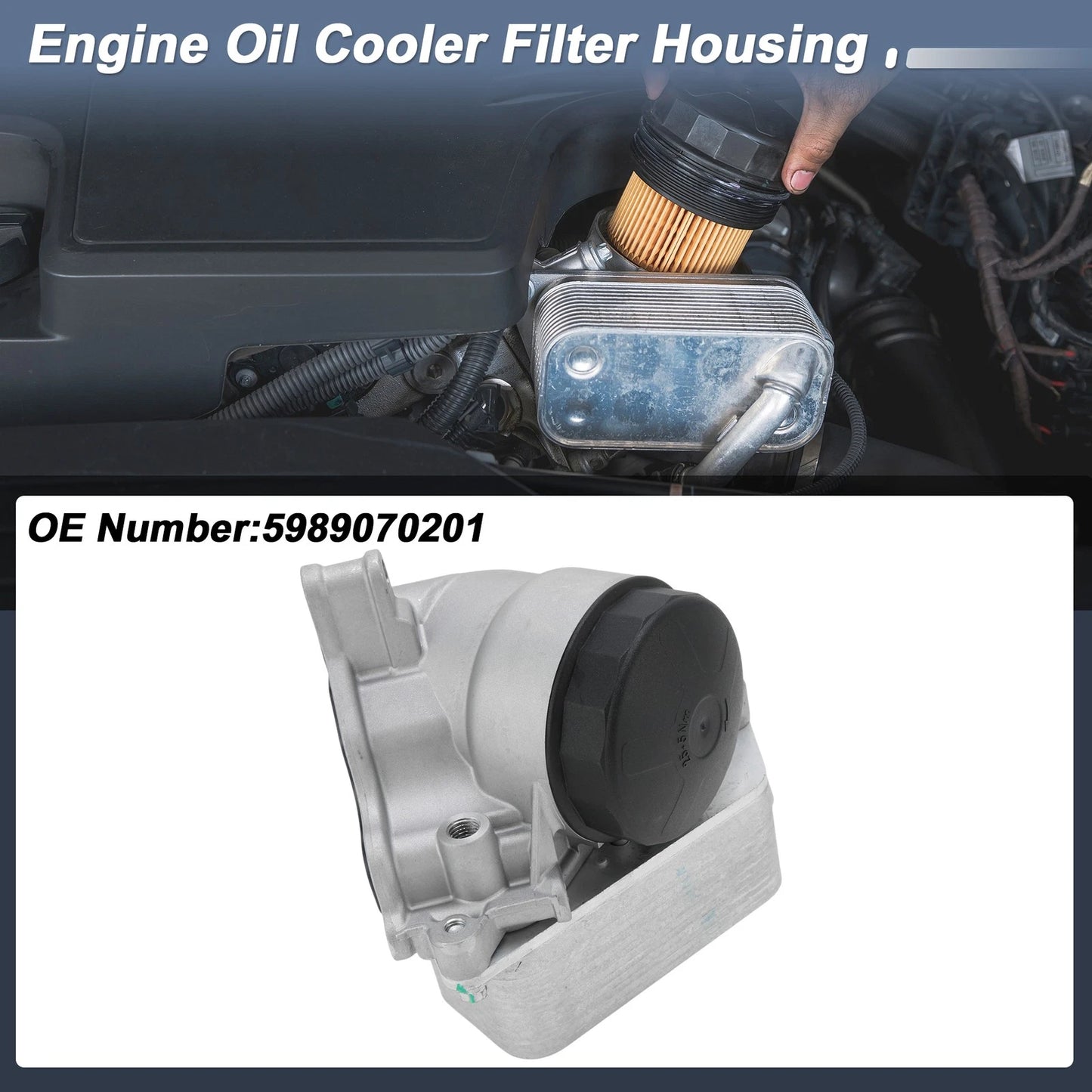 Engine Oil Filter Housing for BMW E91 328i L4 2.0L (2012)