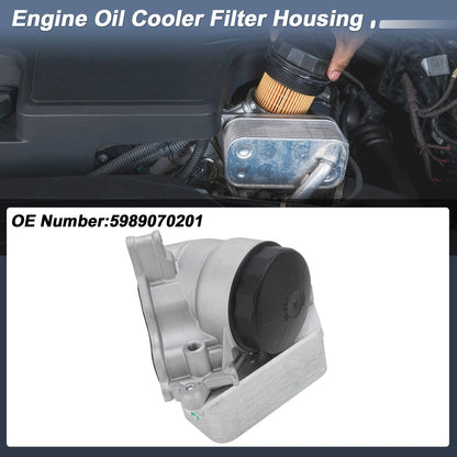 Engine Oil Filter Housing for BMW E91 328i L4 2.0L (2012)