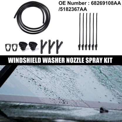 Windshield Water Nozzle Spray Kit for Dodge Durango (2023-2023)
