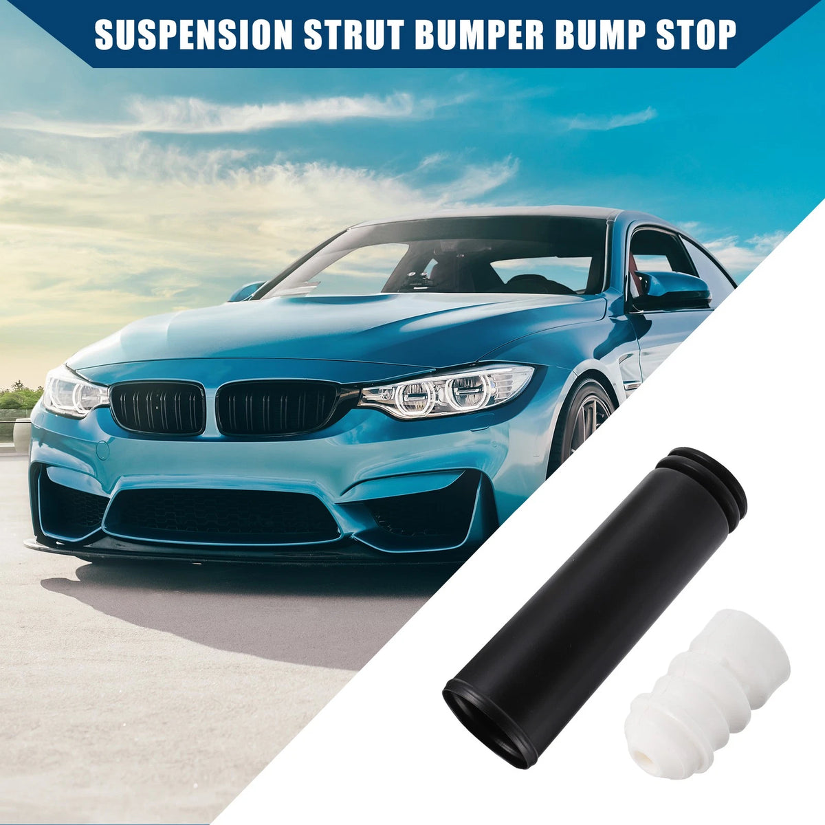 Suspension Strut Bumper Bump Stop with Strut Dust Sleeve for BMW 318i