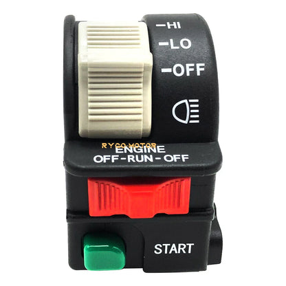 Light Run Stop Handle Bar Switch for Polaris Predator/Outlaw 500 (2006–2007)