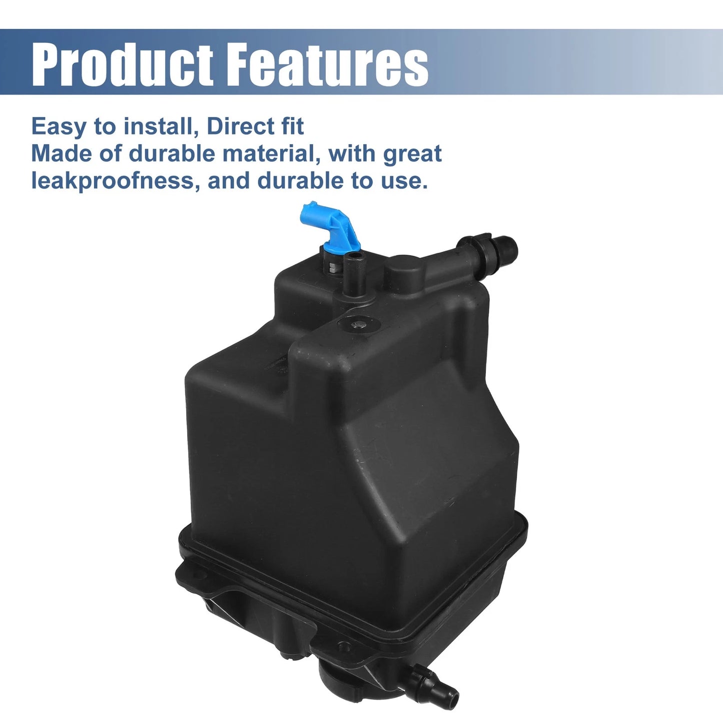 Coolant Radiator Reservoir Tank Set PCF000033 with Cap & Sensor for BMW X5 (2000-2006)